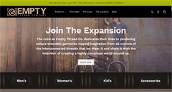 Desktop Screenshot of emptythreadco.com